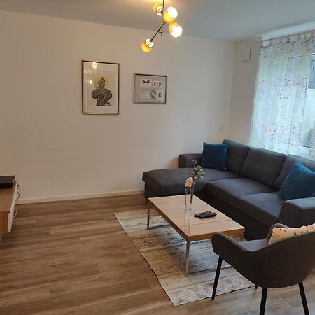 Moderne Neubau Ferienwohnung Wiesbaden Exterior foto